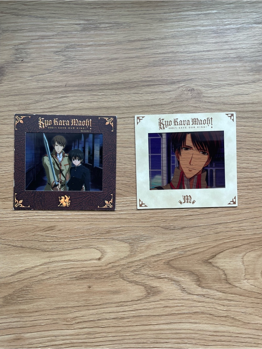 Kyo Kara Maoh! Rare Anime Film Slide Cards (Set of 2) Geneon
